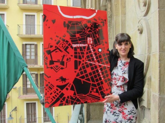Elixabete Bordonaba gana el concurso de carteles SAN FERMÍN 2013